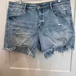 Special A Distressed Denim Women Shorts